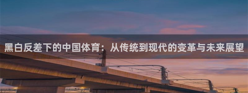 9255tv直播nba在线直播：黑白反差下的中国体育：从传统到现代的变革与未来展望